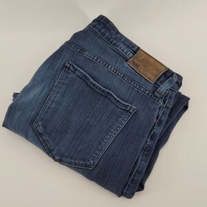 PAIGE Normandie Mens 36x31 Jeans Dark Wash Straight Leg Made in USA